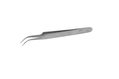 Пинцет blad для наращивания ресниц изогнутый острый Т-4