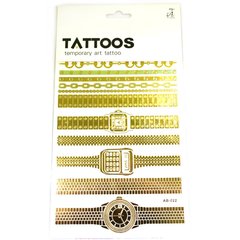 Временные стойкие флэш тату рисунки для тела Tattoos AB-022